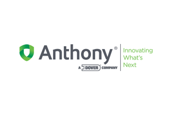 Anthony logo with green shield icon. Text reads: 