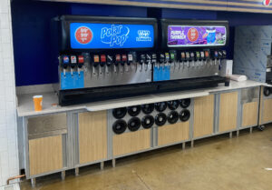 Syrup or install fountain of soda machines
